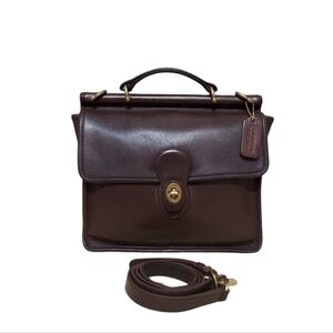 Coach Vintage Willis Leather Station Bag No 9927 EUC Made In Hungry
